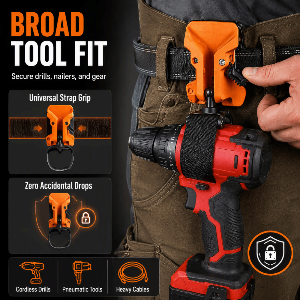 Power Tools Yellow Color - Organizzatore per utensili elettrici con sistema