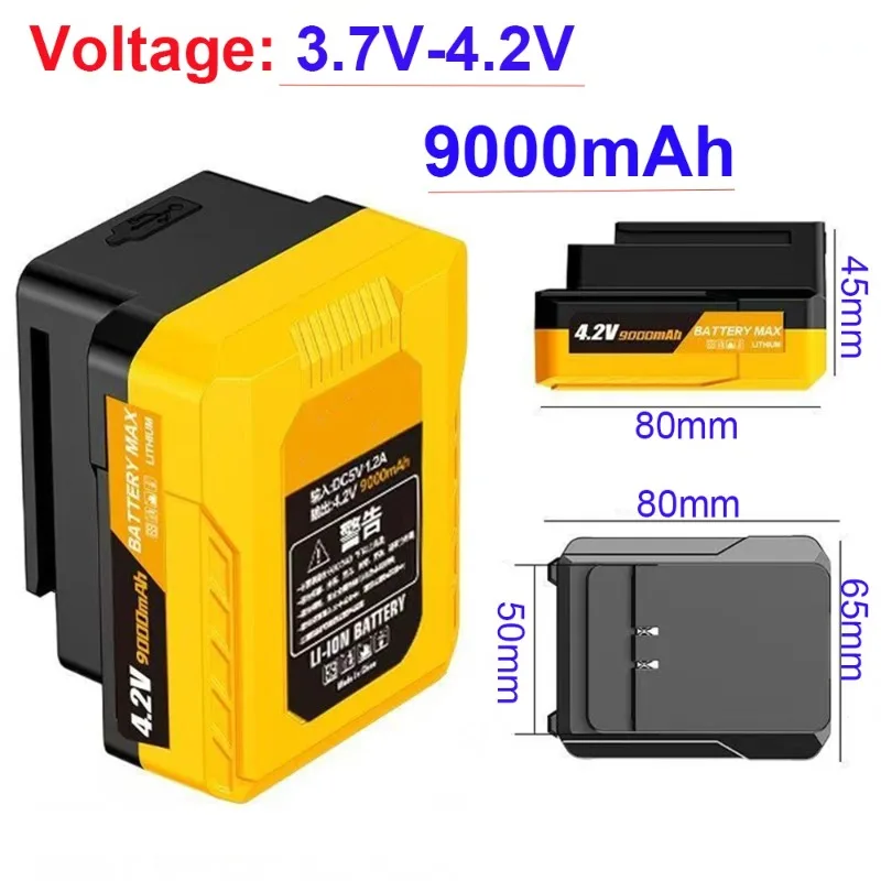 Power Tools That Are Green - Capacità reale 9000mAh Batteria a livello